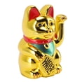 thumbnail image 4 of Gato de la suerte dorado que funciona con pilas para hoteles y restaurantes, 4 of 10