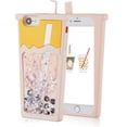 thumbnail image 1 of Funda para iPhone Diseño de cartón de silicona Linda cubierta de moda Divertida piel Kawaii Accesorios protectores Carcasa a prueba de golpes Estuches para niños Mujeres Quicksand Tea, 1 of 6