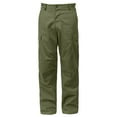 thumbnail image 2 of Rothco Relaxed Fit Zipper Fly BDU Pants - Olive Drab, 2 of 5