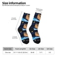 thumbnail image 4 of Goofa Ocean Scene with Noah's Ark Printed Men's Crew Socks, Soft Durable Breathable Moisture-Wicking with Odor Control Cotton socks, 4 of 9