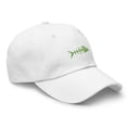 thumbnail image 7 of Clishirt Adult Unisex Embroidered Kiwi Green Fish Adjustable White Classic Dad Hat, 7 of 7