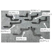 Owens Products Running Board Mounting Bracket Kit For 6838114W-01 15-18 Ford Fits select: 2015-2019 FORD TRANSIT