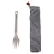 thumbnail image 2 of Tomshoo Titanium Cena de Vajilla Frok Cubierias Fuiltencias Para Acampar Al Aire Libre en Casa, 2 of 7