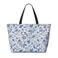thumbnail image 2 of Xecao Rabbit And Butterfly for versatile beach bag for women includes zipper pockets and waterproof material, ideal for vacations and adventures., 2 of 7