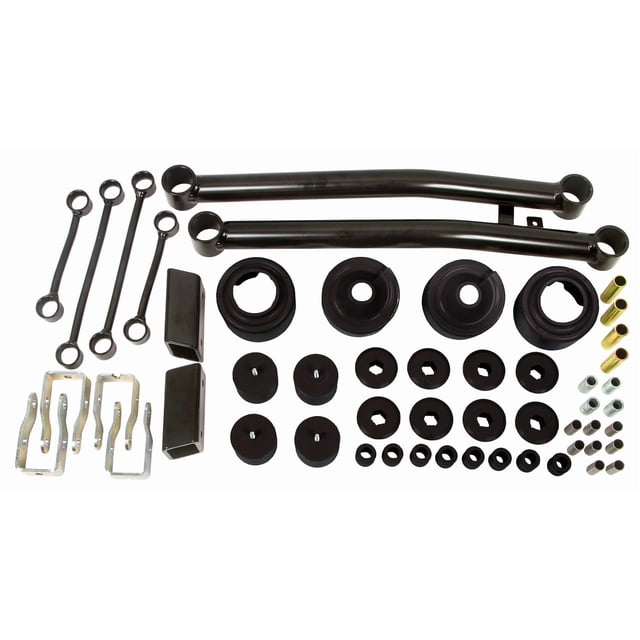Fits 2018-2023 Jeep Wrangler JL Daystar Lift Kit Suspension KJ09177KV 2 Inch Front Lift; 2 Inch Rear Lift; With Front and Rear Coil Spring Spacers