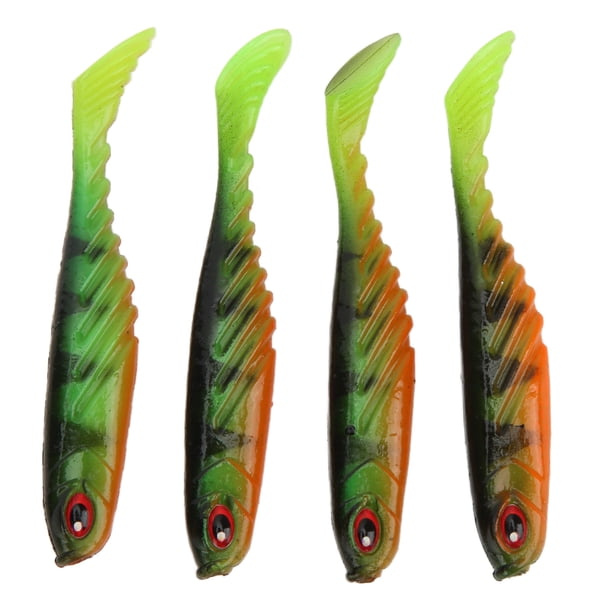 Señuelo Artificial De Cebo Suave, Señuelos Artificiales Duraderos, Flexibles Y Convenientes Con Cola En T De PVC Para Atraer Peces