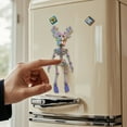 thumbnail image 4 of TIELUTT Skeleton Fridge 3D Printed Funny Skeleton Fridge Mini Fridge with Movable Joints Color Human Hold down Clamp Metal Gears Woodworking Set Clamp Set Winding Sticks Woodworking, 4 of 4