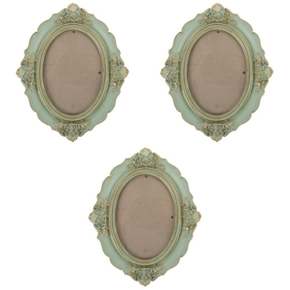 FRCOLOR 3pcs Tabletop Vintage Photo Frame Retro Photo Display Frame Wall Photo Display Holder