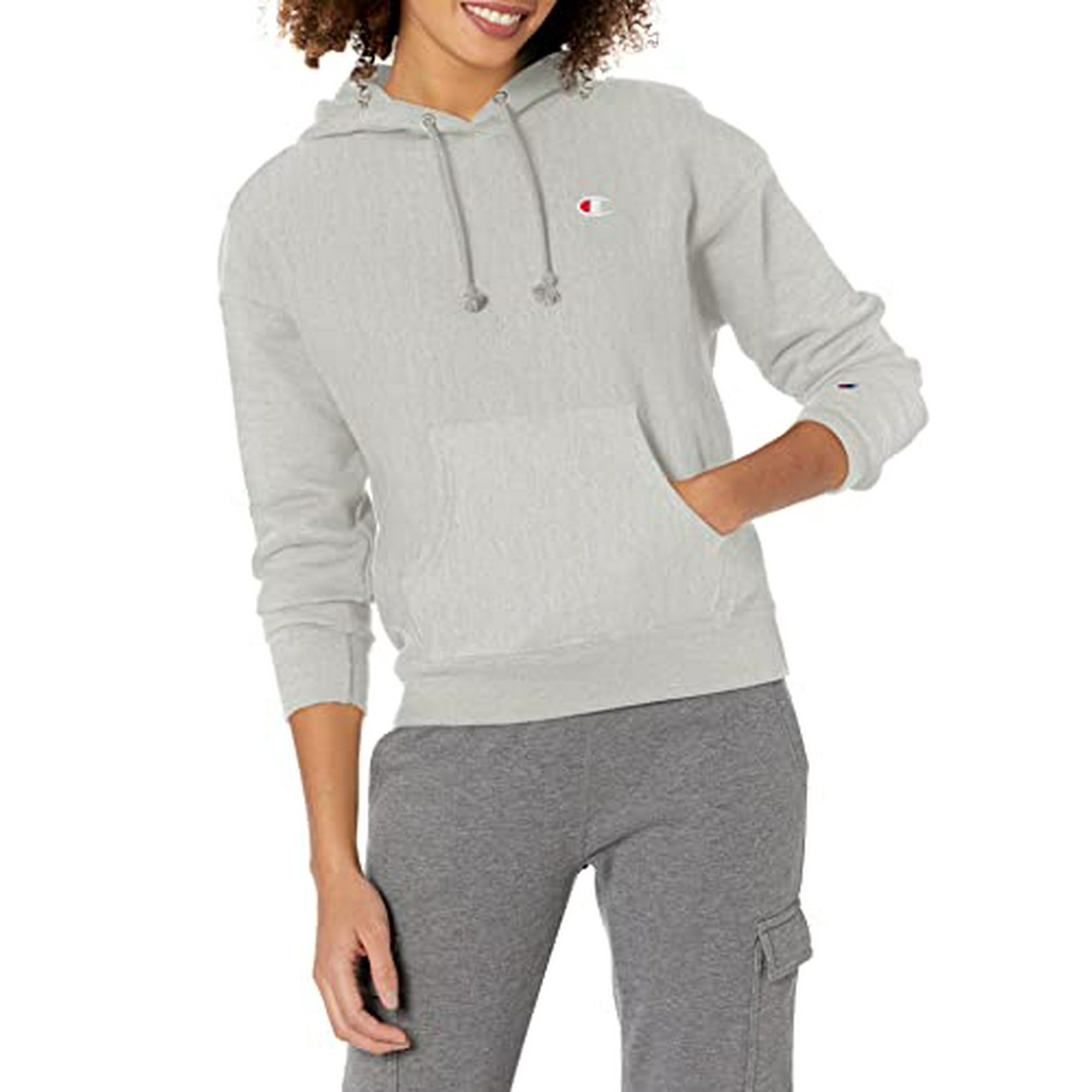 Champion Life Womens Reverse Weave Pullover Hoodie, XS, Oxford