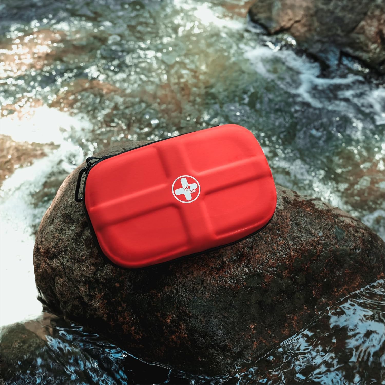 RHINO RESCUE Emergency First Aid Kit, 118 Pieces, Waterproof, Portable Medical Supplies for Travel, Home, Car
