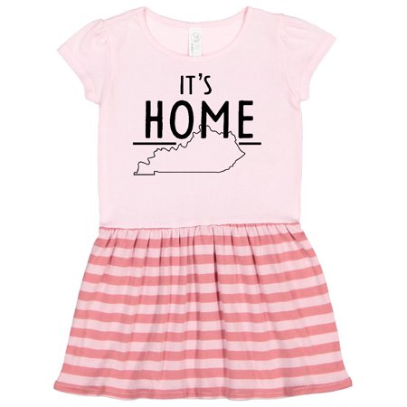 

Inktastic It s Home- State of Kentucky Outline Gift Toddler Girl Dress
