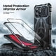 thumbnail image 2 of LUPHIE For iPhone 16 Pro Max Case Sports Car Design Shockproof Metal+TPU Phone Cover with Screen Pro, 2 of 5