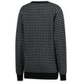 thumbnail image 3 of Unisex Uscape Apparel Black Ohio State Buckeyes Renew Knit Vintage Houndstooth Sweater, 3 of 3