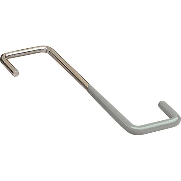 CRAWFORD RH26 Rafter Hook, 20 lb, Self-Tap Mounting, Steel, Gray, Zinc