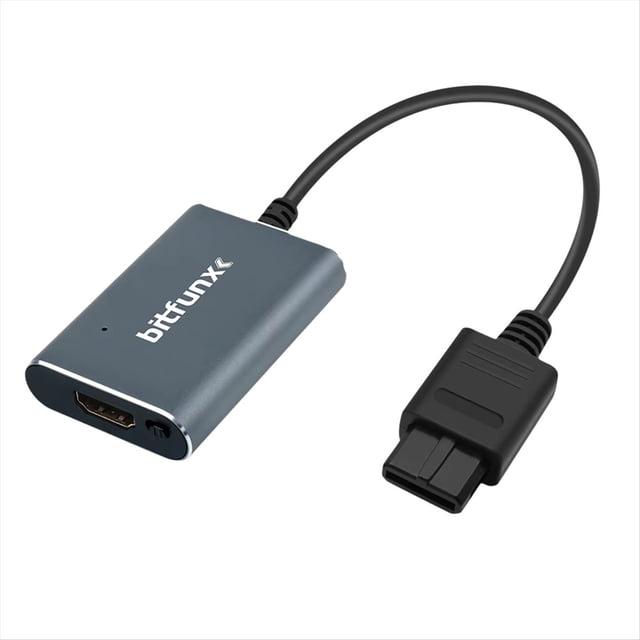 Adaptador 720P Compatible con , AV/SV, Conmutación Automática con Relación de Aspecto 4:3/16:9 para Consolas N64/SNES/SFC/, Convertidor HDTV.