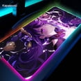 thumbnail image 1 of Genshin Impact-alfombrilla de ratón RGB para juegos, alfombrilla de ratón grande Xsl, almohadillas para teclado, Alfombra de goma para ordenador, alfombrilla de escritorio retroiluminada, 900x400mm LIUWENJING unisex, 1 of 2