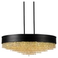 thumbnail image 1 of CWI Lighting Médina 15 Lustre Tambour avec Finition Noire, 1 of 2
