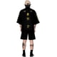 thumbnail image 4 of Tokyo Revengers Chaqueta Capa Capa, Draken Ryuguji Kimono Cosplay Disfraz Mikey Negro Disfraz Uniforme Unisex Japonés Kimono Halloween Carnaval Capa para Mujeres Hombres Niños Adolescentes (L) TUNC Sencillez, 4 of 5