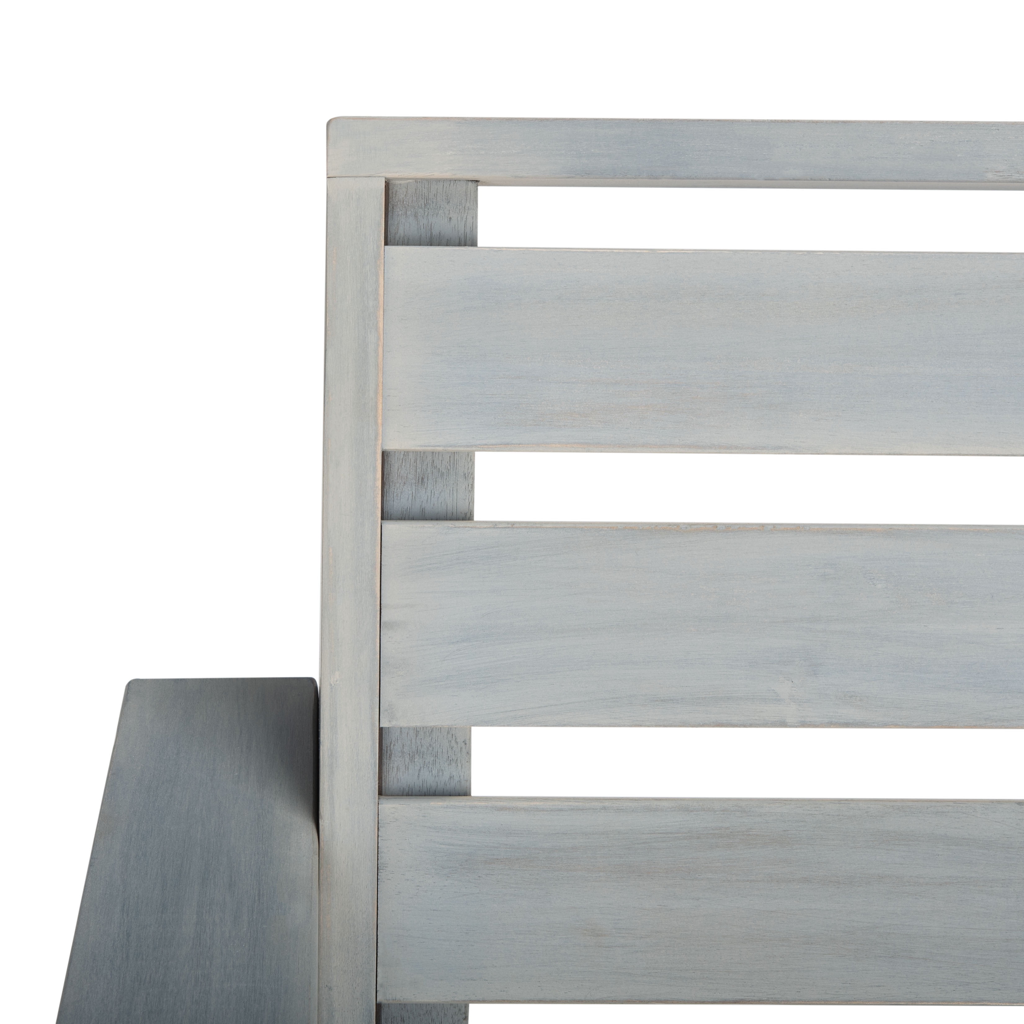 SAFAVIEH Lanty Transitional Outdoor Patio Adirondack Chair, Ash Grey