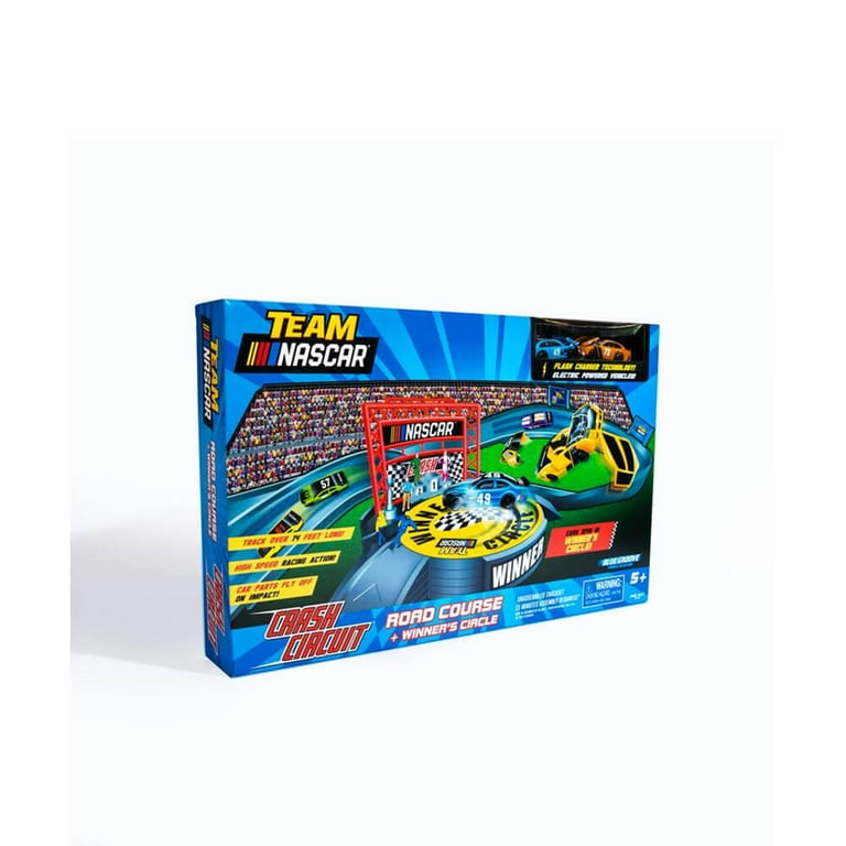 ナスカークラッシュサーキット NASCAR CRUSHCIRCUIT TEAM NASCAR Cars Set Toy: Short Track Speedway Crash Circuit