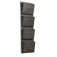 thumbnail image 2 of Linon Industrial Metal Two Slot Mailbox, Gray, Assembled, 2 of 5