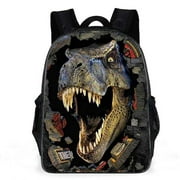 Cool Dinosaur Children Backpack，Children School Bag,Toddler Backpack 3D Cartoon Backpack Student Bag 14"