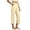 Beige, variant on Women's Pants, Effortless Wide Leg Casual Pants High Rise Capri Cut Trousers in Relaxed Fit for Spring to Fall Coffee L