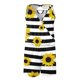 thumbnail image 5 of Moda mujer sin mangas estampado cuello pico chaleco Casual Pachwork mono Pompotops ulkah940660, 5 of 5