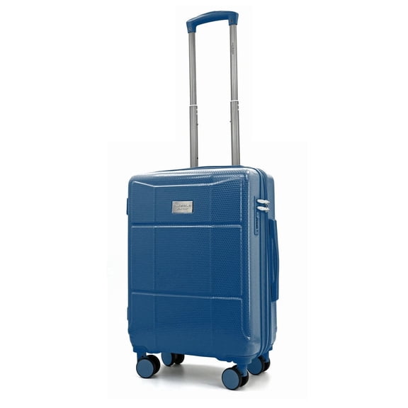 Isaac Mizrahi Aero 20 Inch Carry-on Expandable Hardside Luggage with Spinner Wheels & Built-in Lock