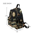 thumbnail image 3 of FORMRS School Backpack with Front Zippered Pocket 12" Student Travel Daypack, Black Dinosaur, 3 of 6