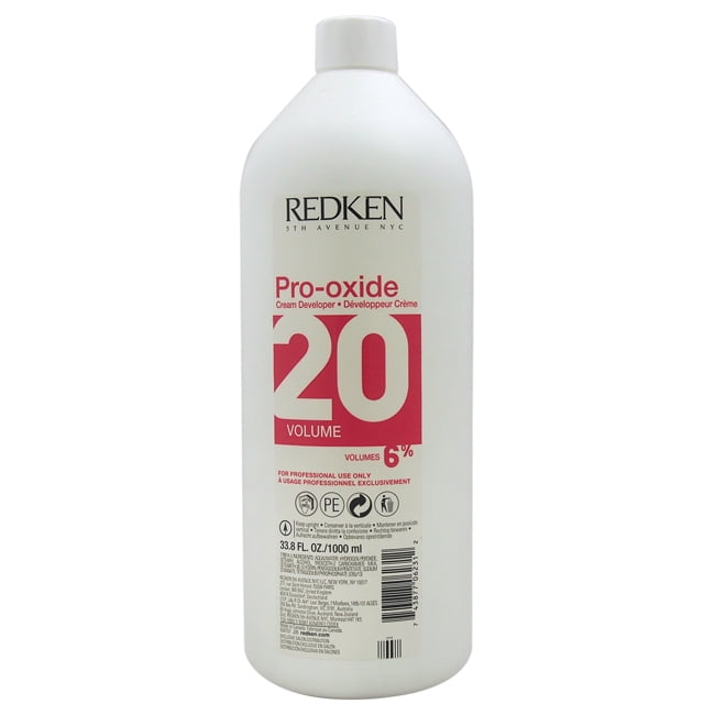 Redken Pro-Oxide Cream Developer 20 Volume 6%, 33.8 Oz