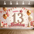 thumbnail image 6 of Yatrandify Decorative Design Happy Birthday Banner Glitter Number Birthday Party Banner for Teenage Celebration Indoor Decoration, 6 of 7
