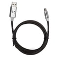 thumbnail image 2 of Flash de carga rápida USB del control de voz del cable de 2.4A LED para mecanografiar el cable del cargador que fluye de C, 2 of 8