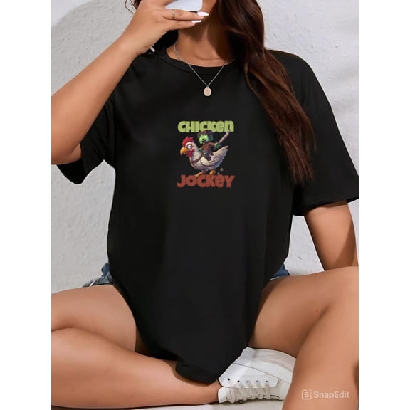 Studio Quality Game Art Chicken Jockey VedantXStudio T-Shirt, for men & women, up to size 5XL
