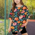 thumbnail image 4 of Virmaxy (5-15 Years) Boys Girls Fashion Casual Shirt Teenagers Solid Color Short Sleeve Round Neck Top Summer Loose Casual Trendy Pullover Shirt Multicolor-12 6 Years, 4 of 7