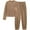 Khaki, variant on PRETTYGARDEN Women's Winter 2 Piece Sweater Set Casual Pullover Top High Waisted Sweatpants Tracksuit Lounge Outfits