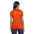thumbnail image 2 of Sport-Tek Ladies Camohex V-Neck Tee Lst370 - Neon Orange - XS, 2 of 6