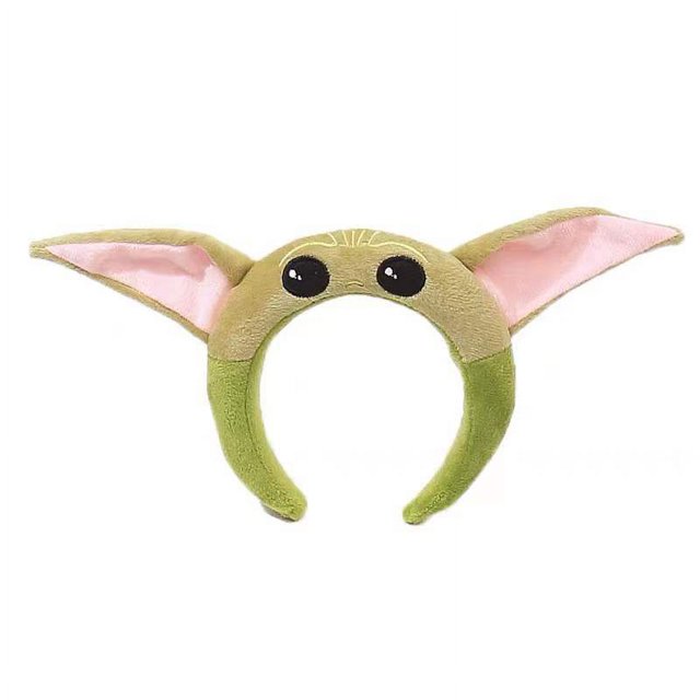 ZHAOCHENG Linda diadema de animales de dibujos animados en 3D para adultos y niños (Yoda)
