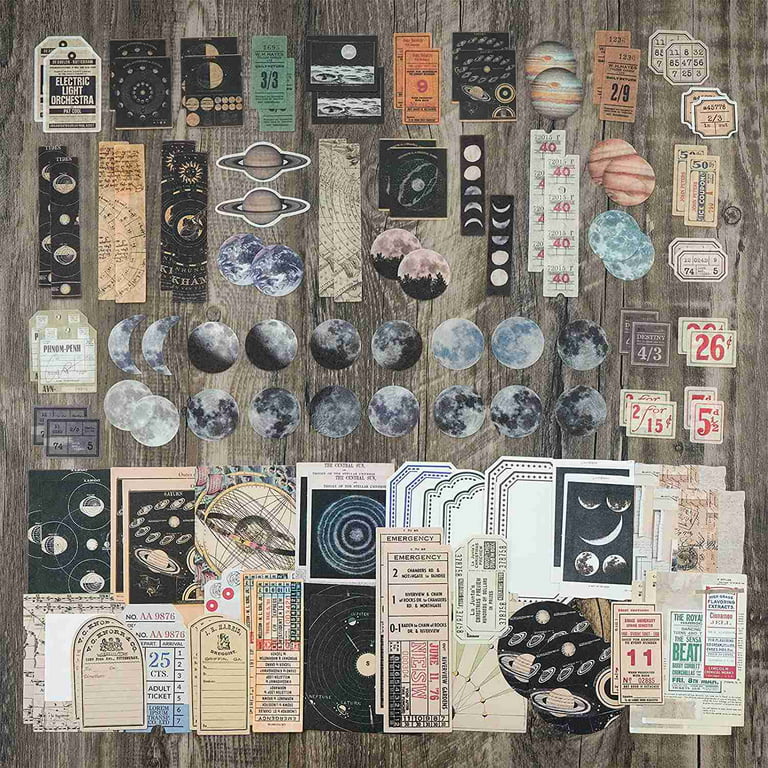  All in One Scrapbooking Supplies Kit - 331 Vintage Pieces incl.  Junk Journal - Journaling Set Incl. Stickers, Tags, Scrapbook Paper - The  Perfect Bundle for Your Amazing Craft Projects 