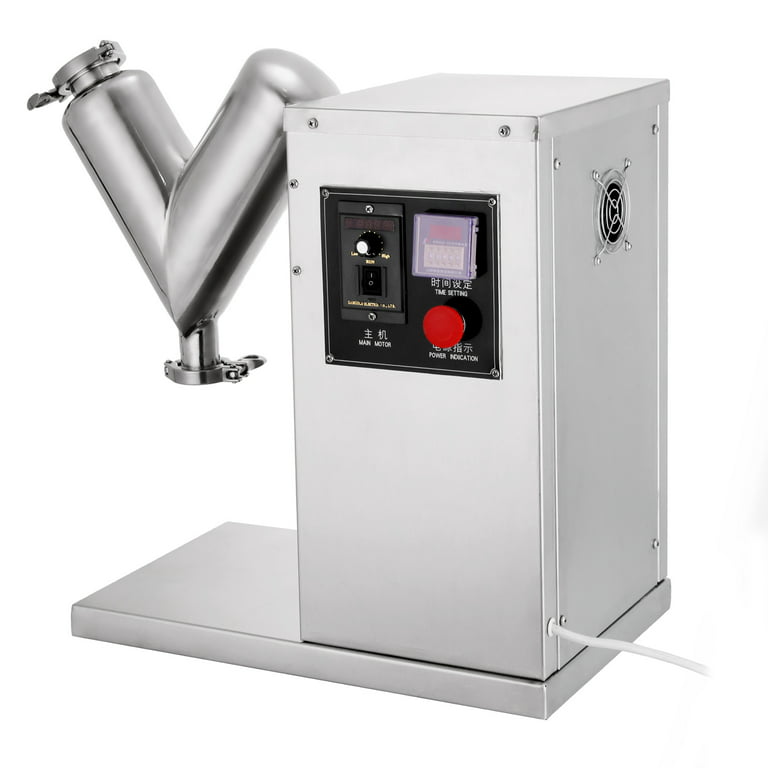 VEVOR VH-8 Powder Mixer Machine, V Type Powder Mixer Max. Work Capacity  3.2L 