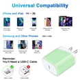 thumbnail image 7 of USB C Wall Charger Block,FiveBox 20W PD Type C Charger Block Fast UCB C Charging Block Type C Charger Plug USB C Brick Power Adapter,Green, 7 of 7