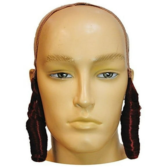 Morris Costumes LW642DBNGY Payes Hairpiece, Medium - Brown & Gray 50
