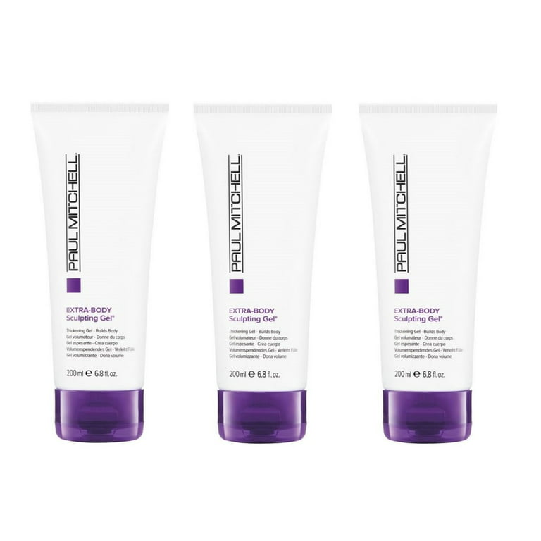 Paul Mitchell Extra Body Sculpting Hair Gel, 6.8oz (Pack of 3) 