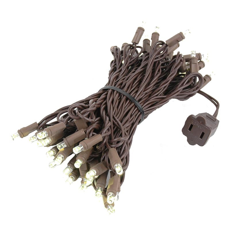 Novelty Lights 50 Light LED Christmas Mini Light Set, Outdoor Lighting