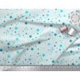 thumbnail image 2 of Soimoi Green polyester Crepe Fabric Stars Star Print Fabric by Yard 52 Inch Wide, 2 of 3