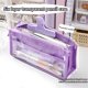 thumbnail image 3 of Estuche transparente Ozmmyan de gran capacidad, visible, minimalista, para estudiantes, morado. ¡Grandes ofertas para oficina y papelería!, 3 of 3