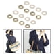 thumbnail image 4 of Juego de ojales de ojales de cuero, parches para coser, etiquetas, proyectos, apliques de costura, monedero, bolsos, zapatos, suministros de ropa Beige Baoblaze Parche de ojal, 4 of 7