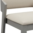thumbnail image 5 of Hillsdale Dresden 26" Wood Contemporary Counter Stool in Gray/Beige, 5 of 10