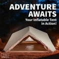 thumbnail image 3 of Tentspaces - Inflatable Tents for Camping | Glamping Tent | Blow Up Tent | Lightweight | Quick Assembly Repair Package | 6 Person (Ronnie 4500), 3 of 8