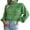 Green, variant on 50% Off Clear! asdoklhq Sweaters for Women Clearance $5.00,Women's Fashion Casual Lantern Long Sleeve Turtleneck Knitted Sweater Turtleneck Sweater